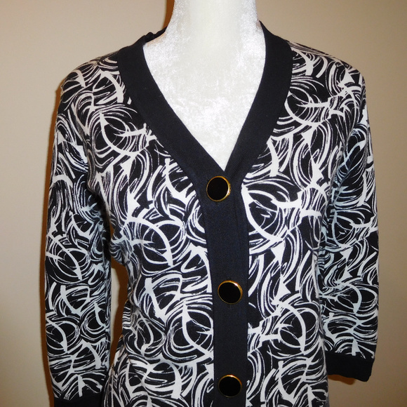 Cable & Gauge Cotton Cardigan - Picture 3 of 5